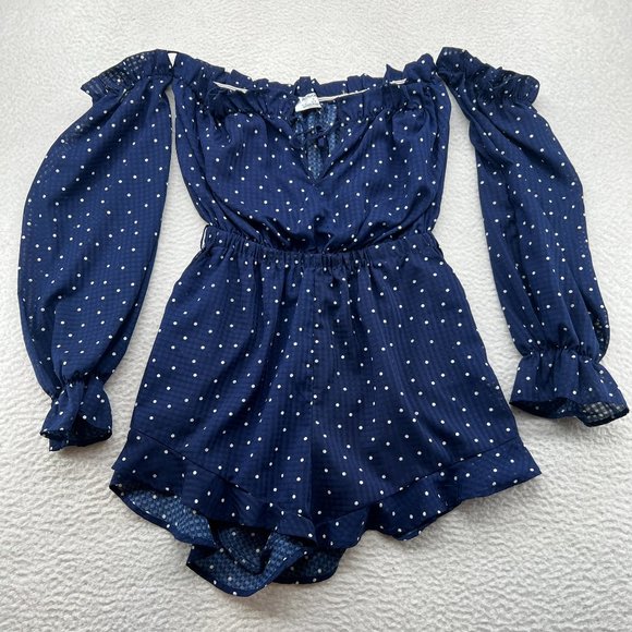 Runaway The Label | Oui Oui Playsuit Blue Patterned Size 6 - Picture 2 of 10